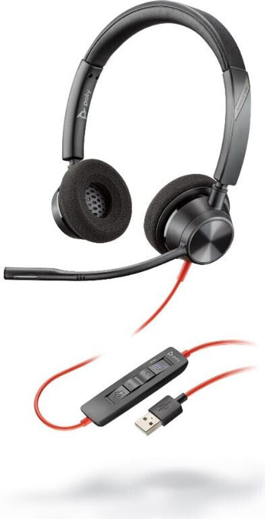 Poly Blackwire 3320 Stereo USB-A Headset 213934-01