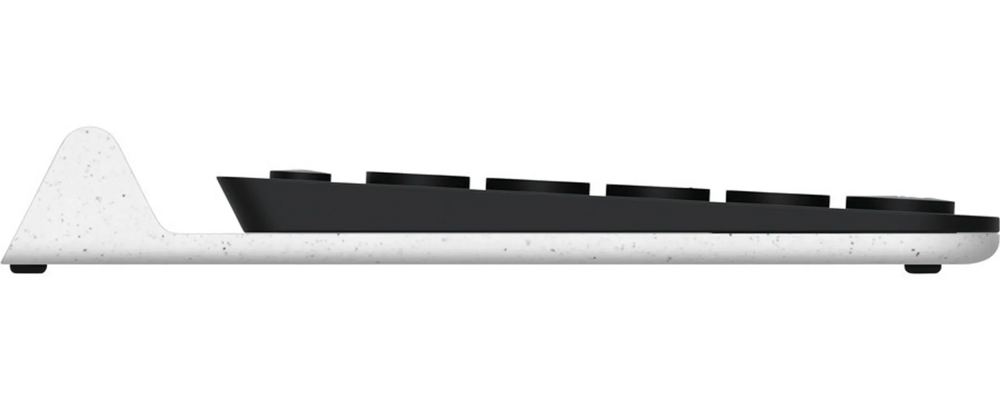 Logitech K780 Kabellose Tastatur Skandinavisches QWERTY-Layout - Dunkelgrau/Weiß