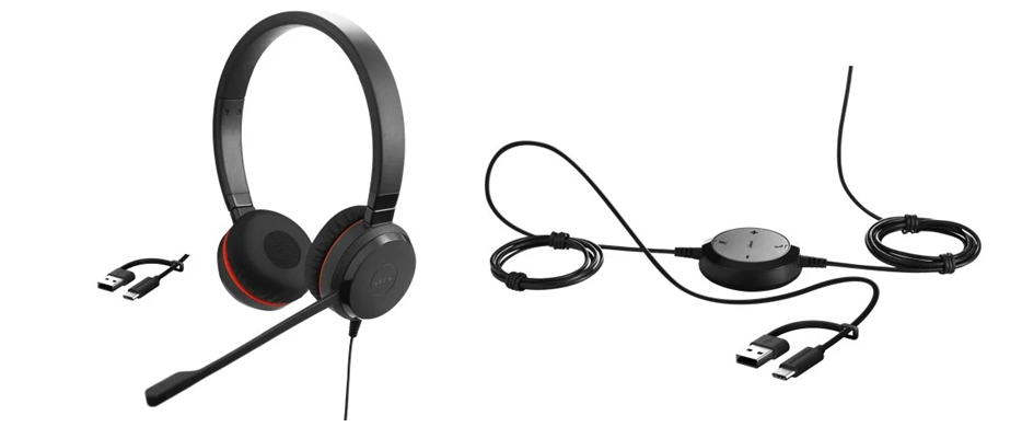 Jabra Evolve 30 II UC Stereo USB-C/A Headset 5399-829-369