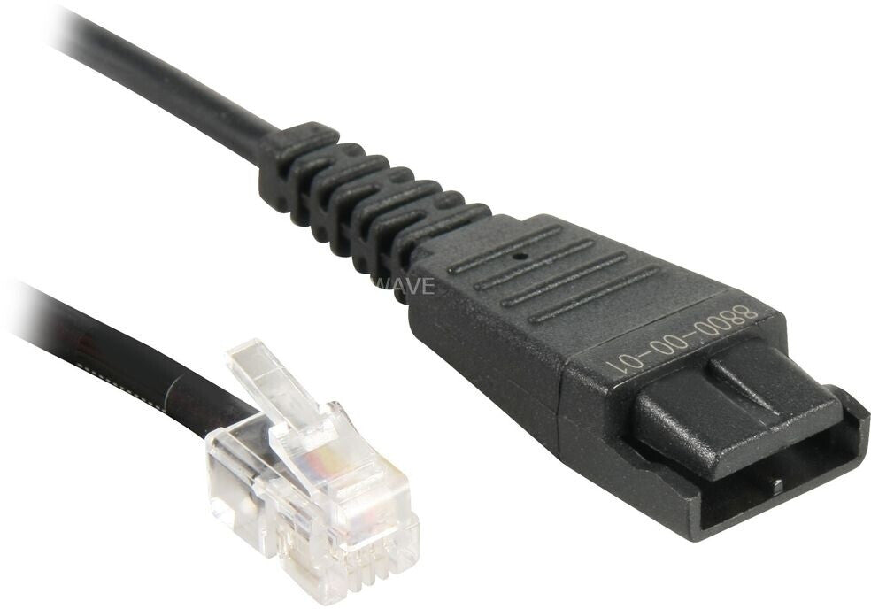 Jabra Anschlusskabel QD auf RJ10 8800-00-01