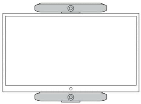HP Poly Studio X70/X72/V72 VESA-Halterung Weiß 875L2AA