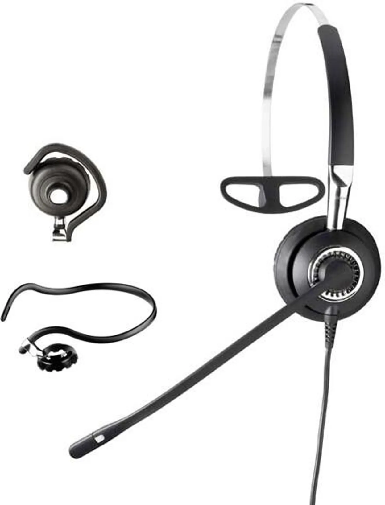Jabra Biz 2400 Mono MS USB-A On-Ear Wideband 3 in 1 Headset 2496-823-104