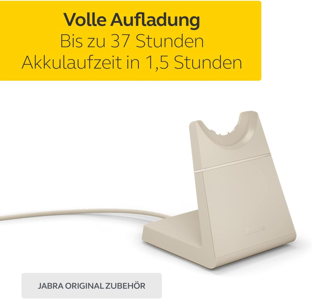 Jabra Evolve2 65 Deskstand USB-A Ladestation Beige 14207-61