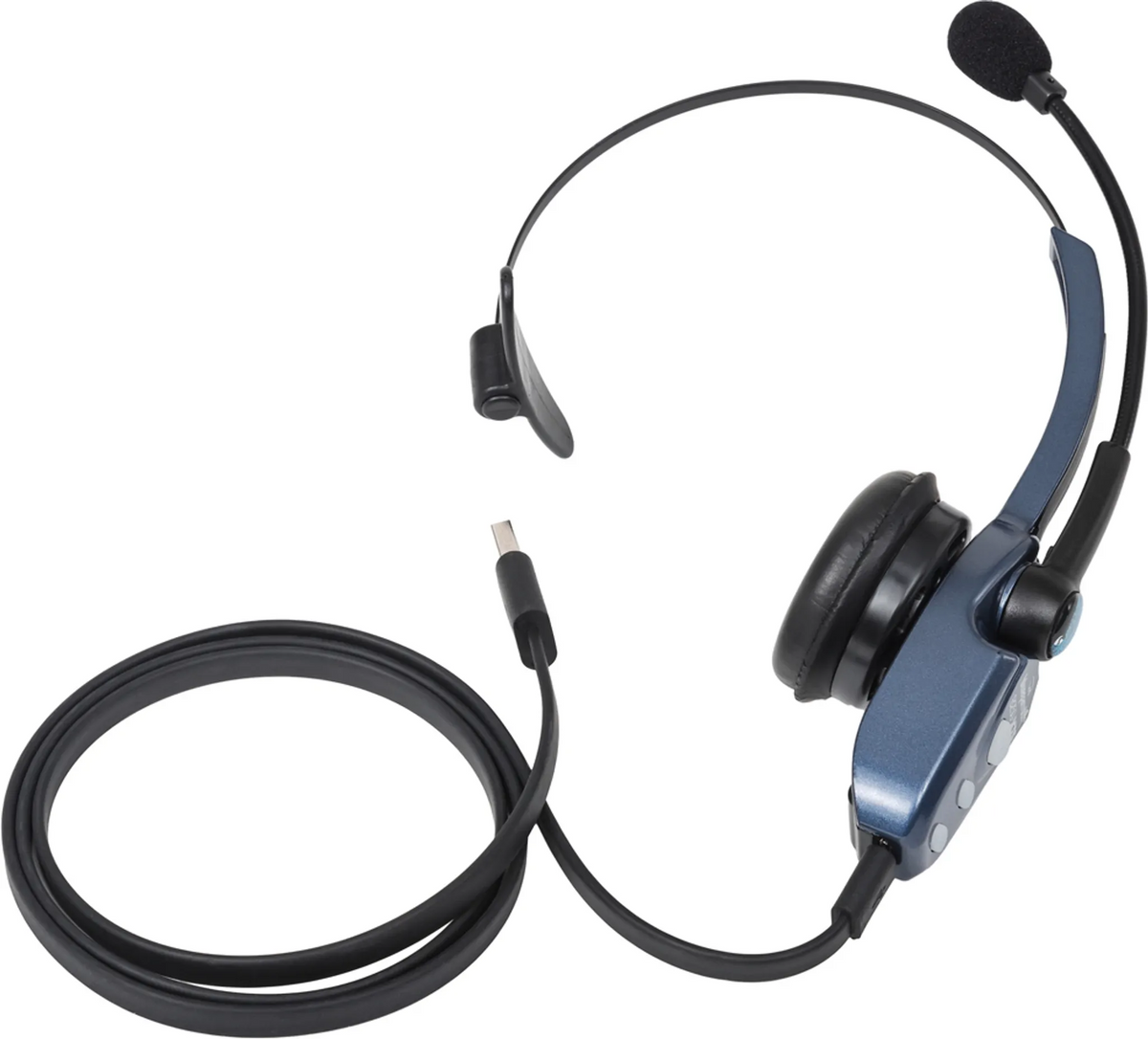 BlueParrott B250-XTS, Kabellos, Car/Home office, 150 - 6800 Hz, 71 g, Kopfhörer, Schwarz, Blau