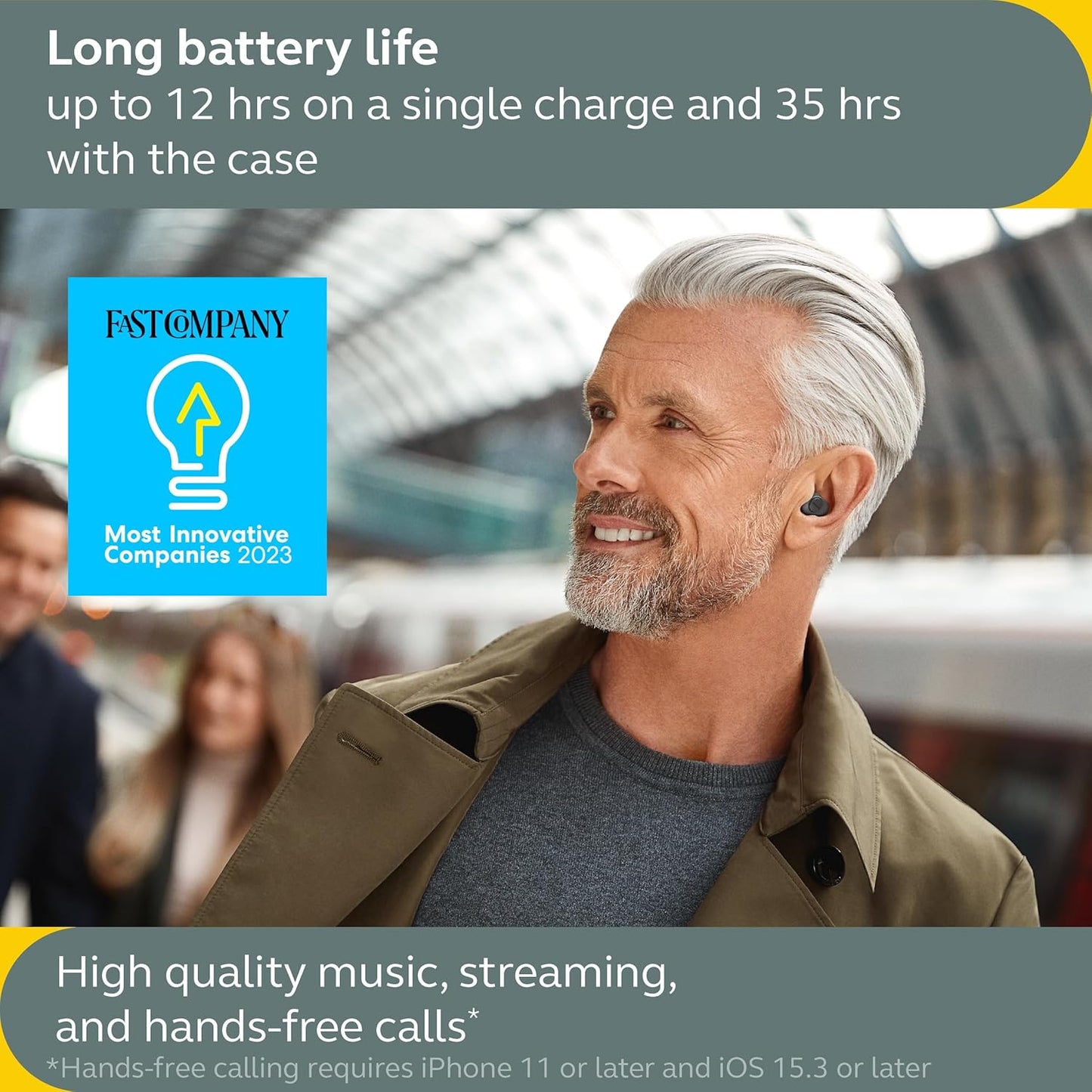 Jabra Enhance Plus Dark Grey - Gebrauchtware - nur für iPhone!