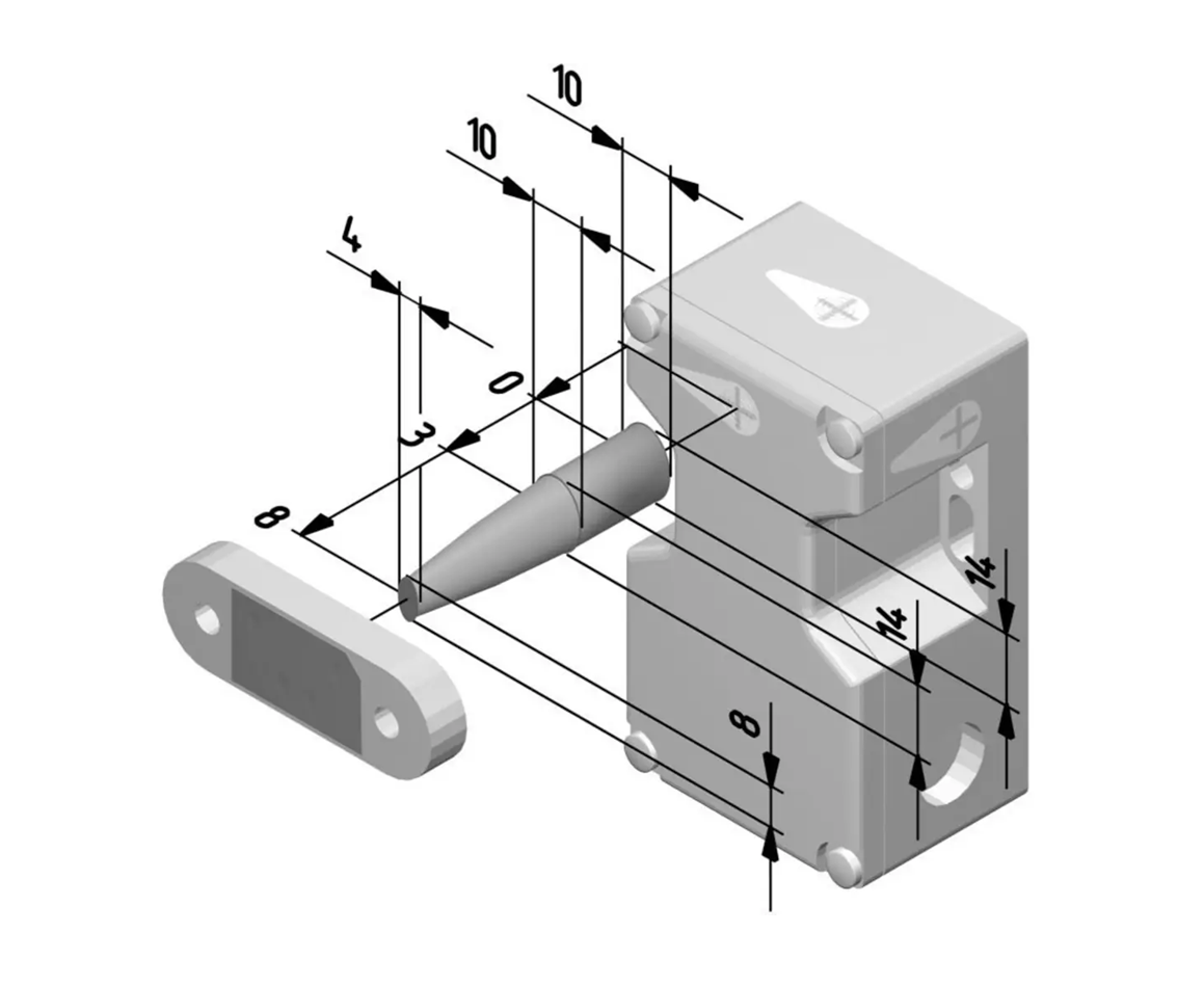 Schmersal Sicherheitssensor BNS 16-12ZV-ST1