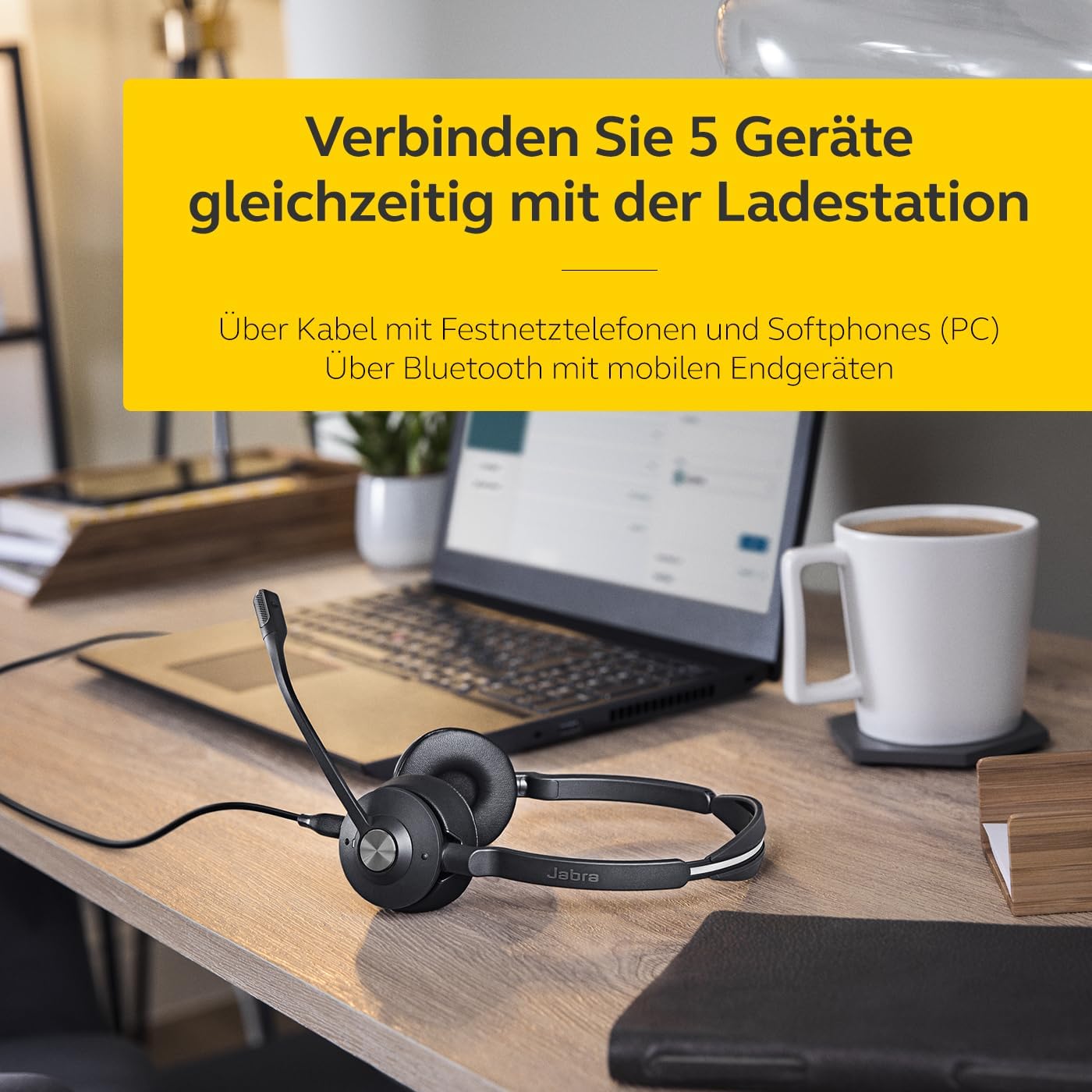 Jabra Engage 75 SE Mono On-Ear Dect Headset mit Basisstation 9656-583-111