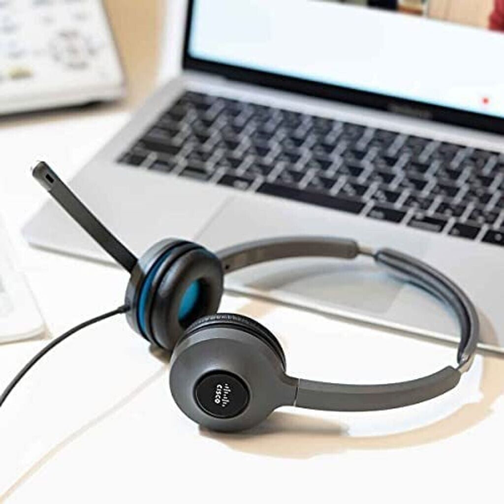 Cisco Systems Headset 522 Kabelgebunden Stereo On-Ear-Headset USB-A dunkelgrau