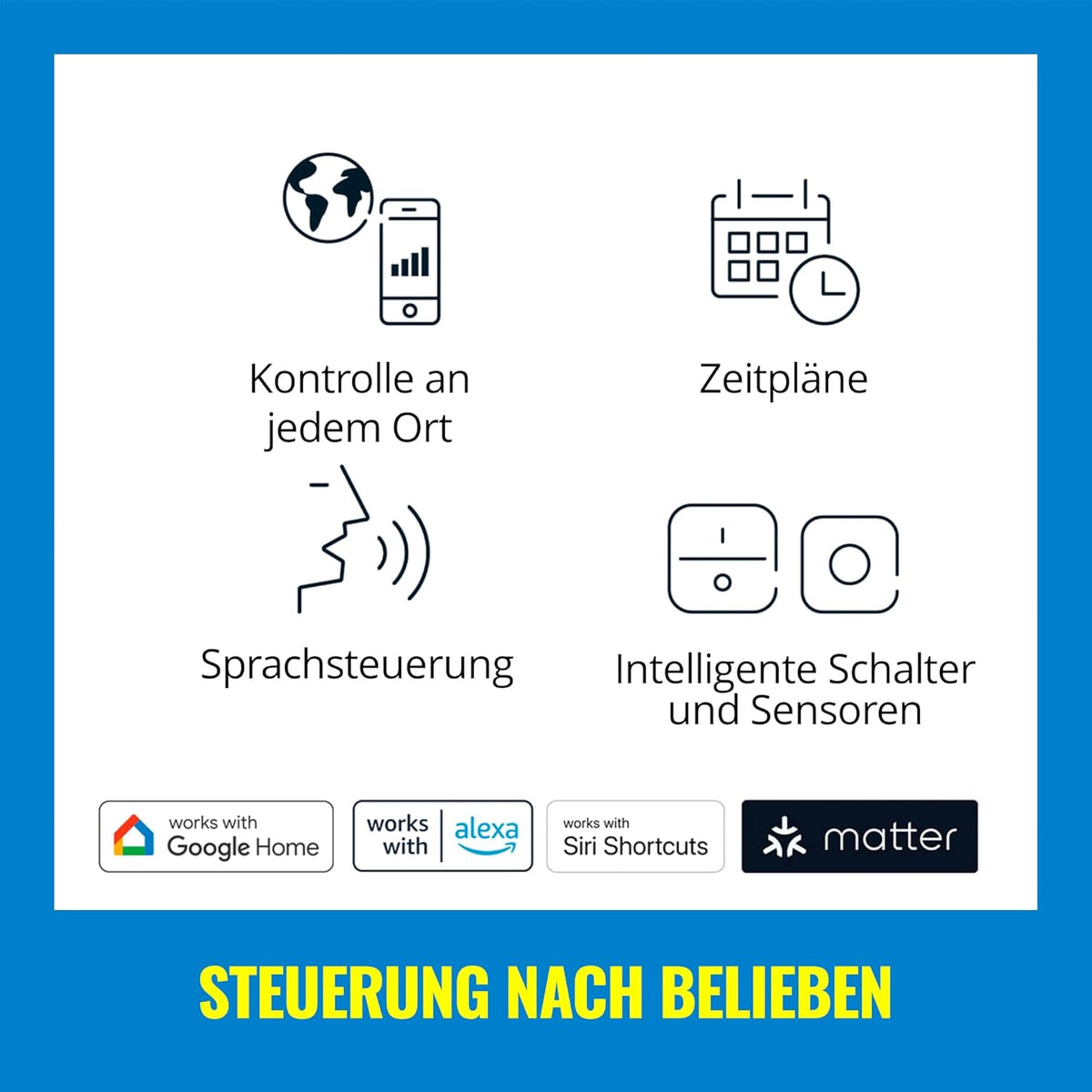Wiz steuerbare weiße + farbige Lampe 4,7 Watt 2er Pack 9290037723