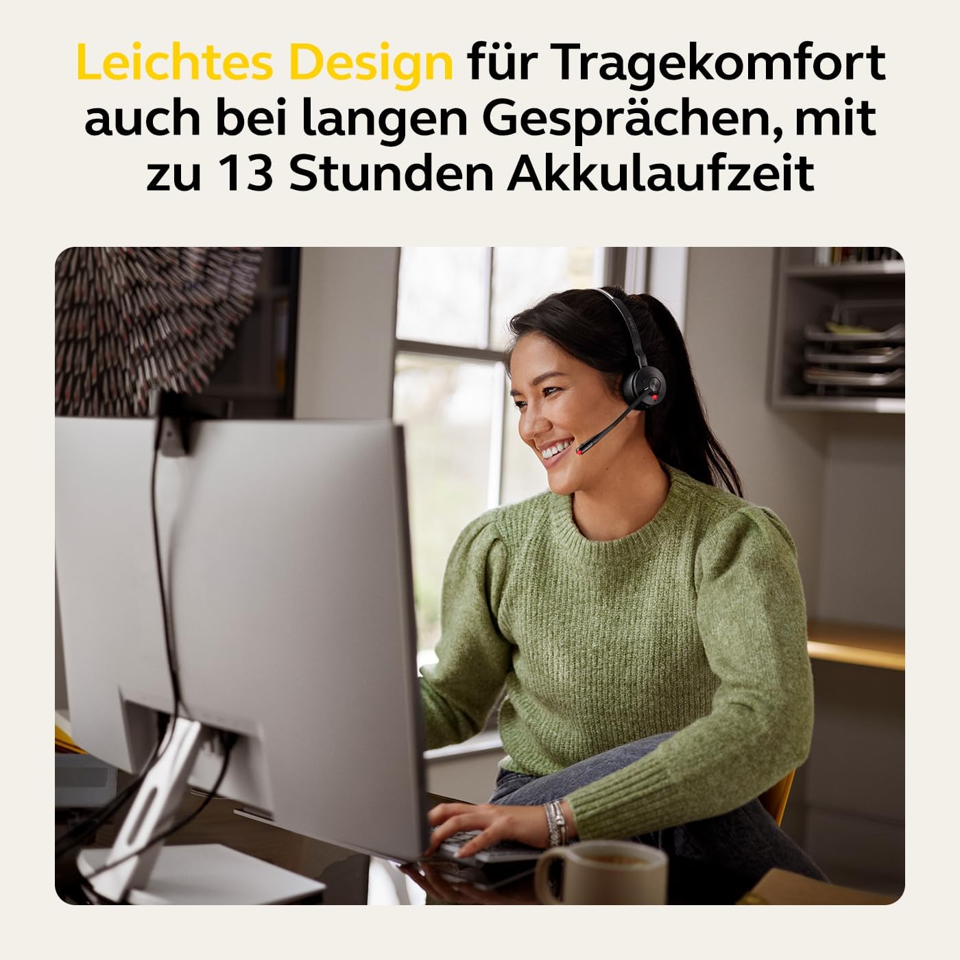 Jabra Engage 55 MS Mono USB-A Headset mit Basisstation 9553-455-111
