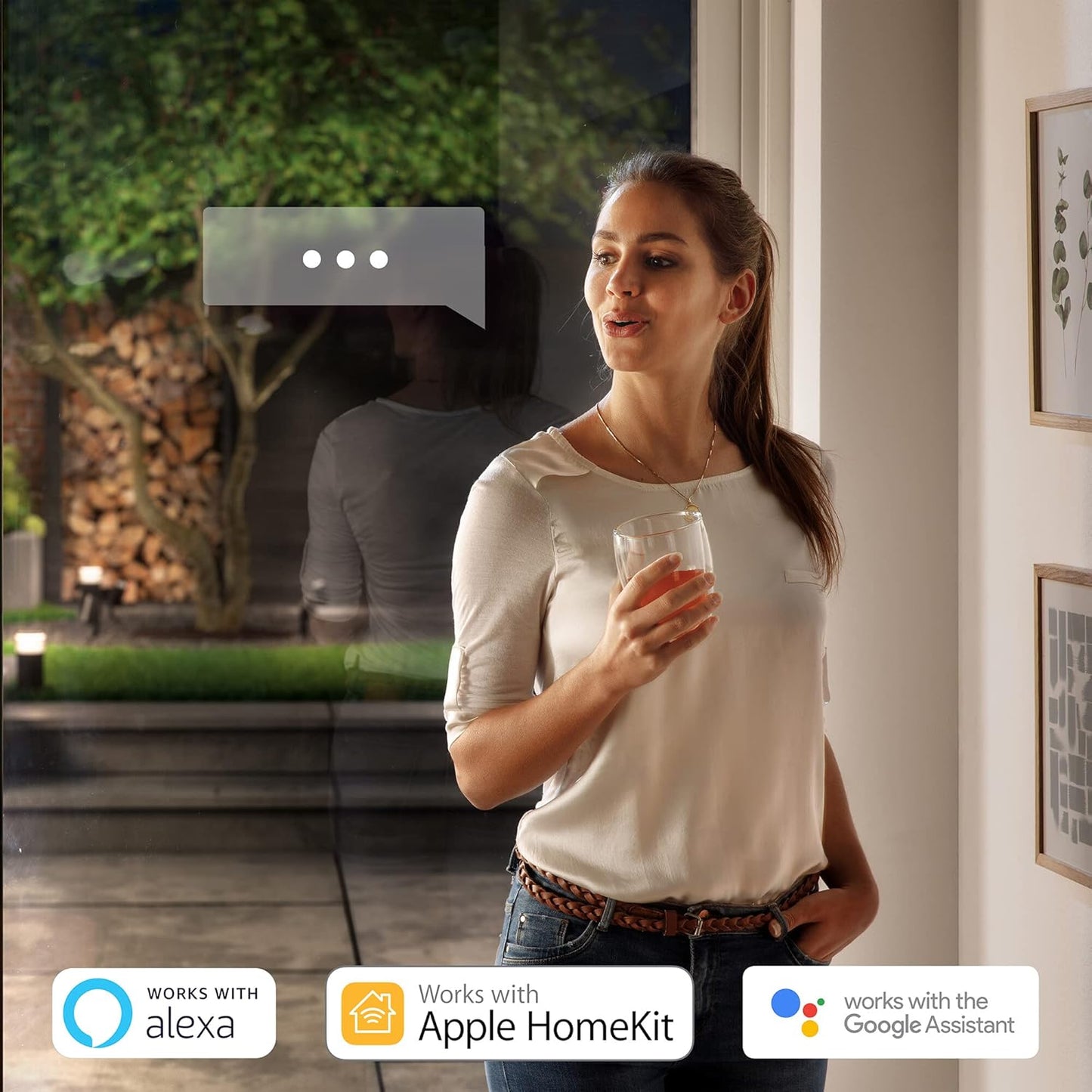 PHILIPS Hue Econic Sockelleuchte 17441/30/P7 LED Außenleuchte Mio Farben 15W