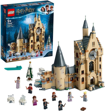LEGO 75948 Harry Potter Schloss Hogwarts Uhrenturm Spielzeug kompatibel mit der Großen Halle und der Peitschenden Weide Sets