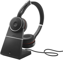 Jabra Evolve 75 MS Stereo Headset mit Ladestation Link 370a 7599-832-199