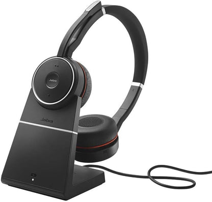 Jabra Evolve 75 UC Stereo Headset mit Ladestation Link 370a 7599-838-199