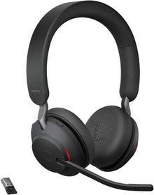 Jabra Evolve2 65 UC Stereo USB-A Headset Link380a Schwarz 26599-989-999
