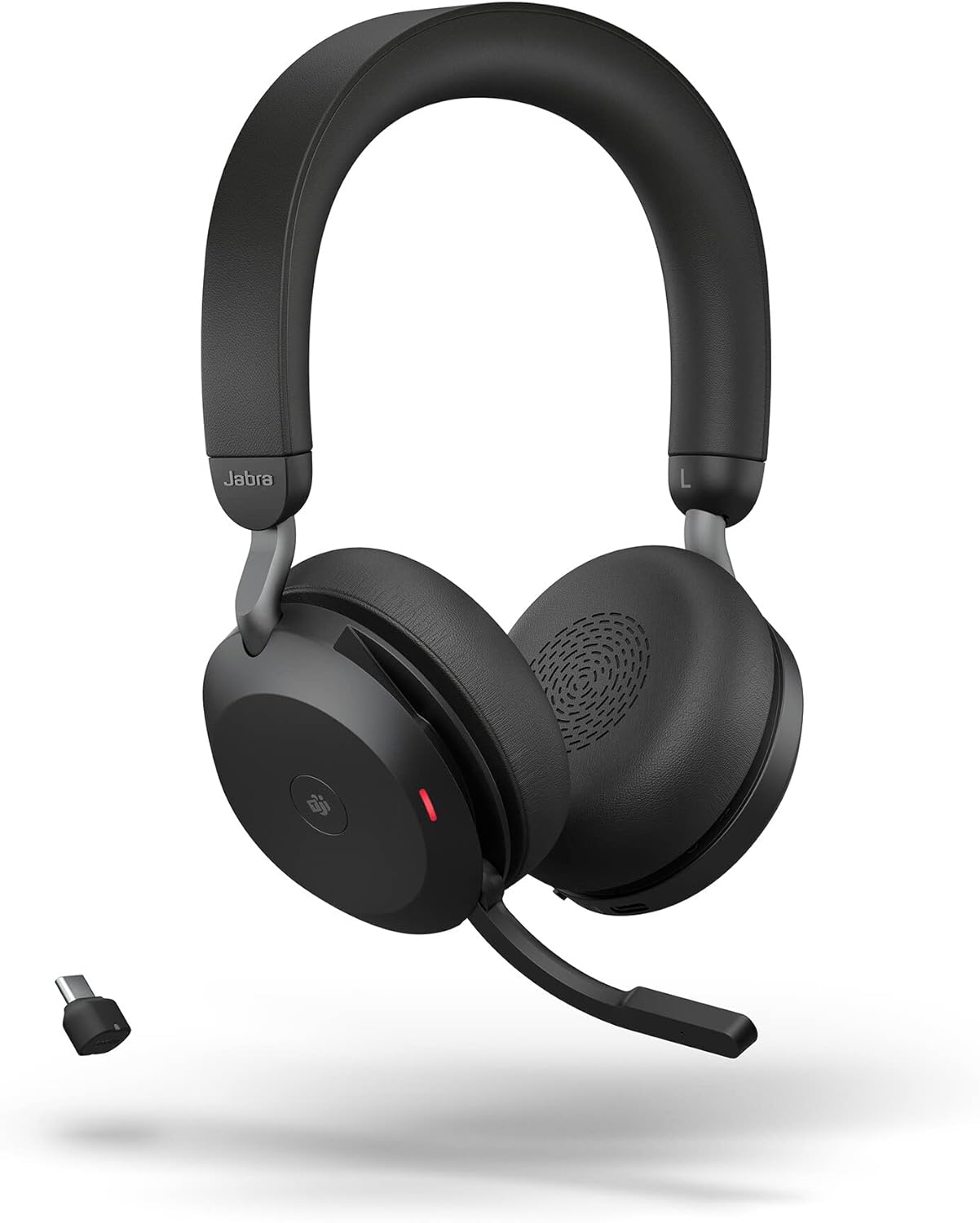 Jabra Evolve2 75 MS Stereo USB-C Headset Link380c Schwarz 27599-999-899