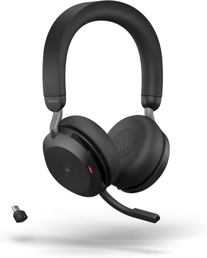 Jabra Evolve2 75 MS Stereo USB-C Headset Link380c Schwarz 27599-999-899
