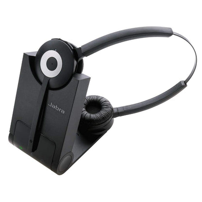 Jabra Pro 930 Duo MS – Professionelles schnurloses DECT-Headset für Softphones