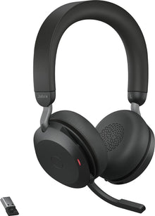 Jabra Evolve2 75 UC Stereo USB-A Headset Link380a Schwarz 27599-989-999