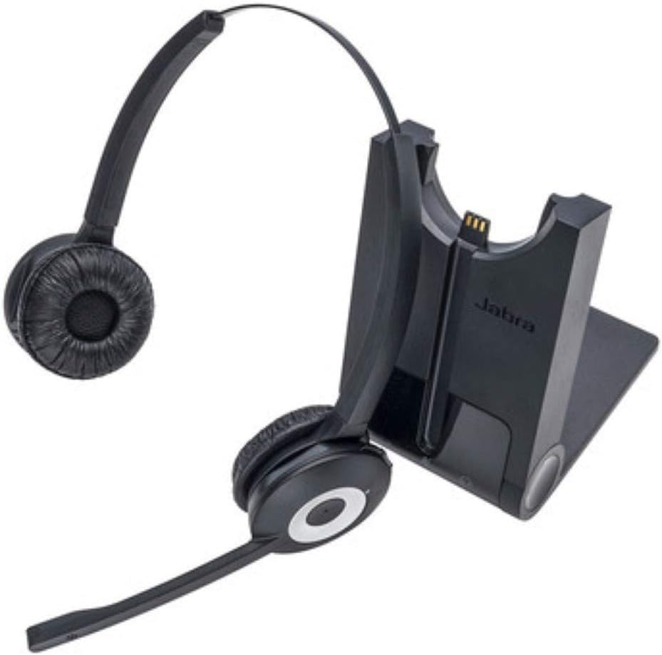 Jabra Pro 920 Duo – Professionelles kabelloses DECT-Headset für Festnetztelefone 920-29-508-101