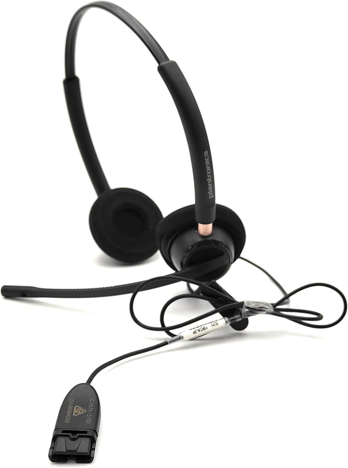 Plantronics EncorePRO HW520V DUO Stereo 4 Pin QD Headset 89436-02