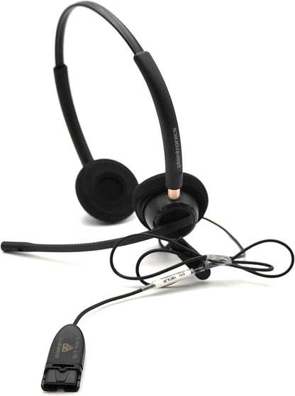 Plantronics EncorePRO HW520V DUO Stereo 4 Pin QD Headset 89436-02
