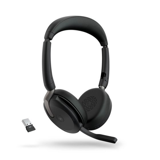 Jabra Evolve2 65 Flex MS USB-A Stereo Headset Link380a Schwarz 26699-999-999