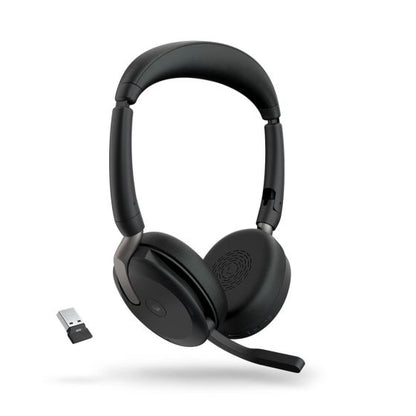 Jabra Evolve2 65 Flex MS USB-A Stereo Headset Link380a Schwarz 26699-999-999
