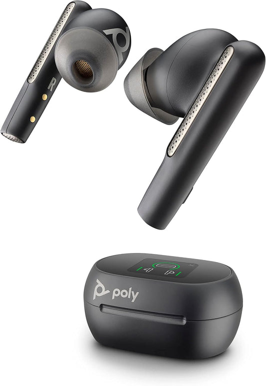Poly Voyager Free 60+ UC USB-A in Schwarz In Ear Kopfhörer mit Geräuschunterdrückung