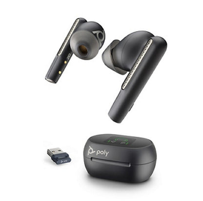 Poly Voyager Free 60+ UC MS Teams USB-A in Schwarz In Ear Kopfhörer 216066-01