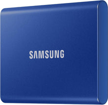 Samsung Portable SSD T7, 2 TB, USB 3.2 Gen.2, 1.050 MB/s Lesen, 1.000 MB/s Schreiben, Externe SSD Festplatte für Mac, PC, Smartphone und Spielkonsole, Blau, MU-PC2T0H/WW