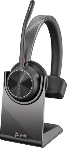 Plantronics Poly Voyager 4310 UC MS USB-C BT700c Headset Teams Zertifiziert mit Ladestation