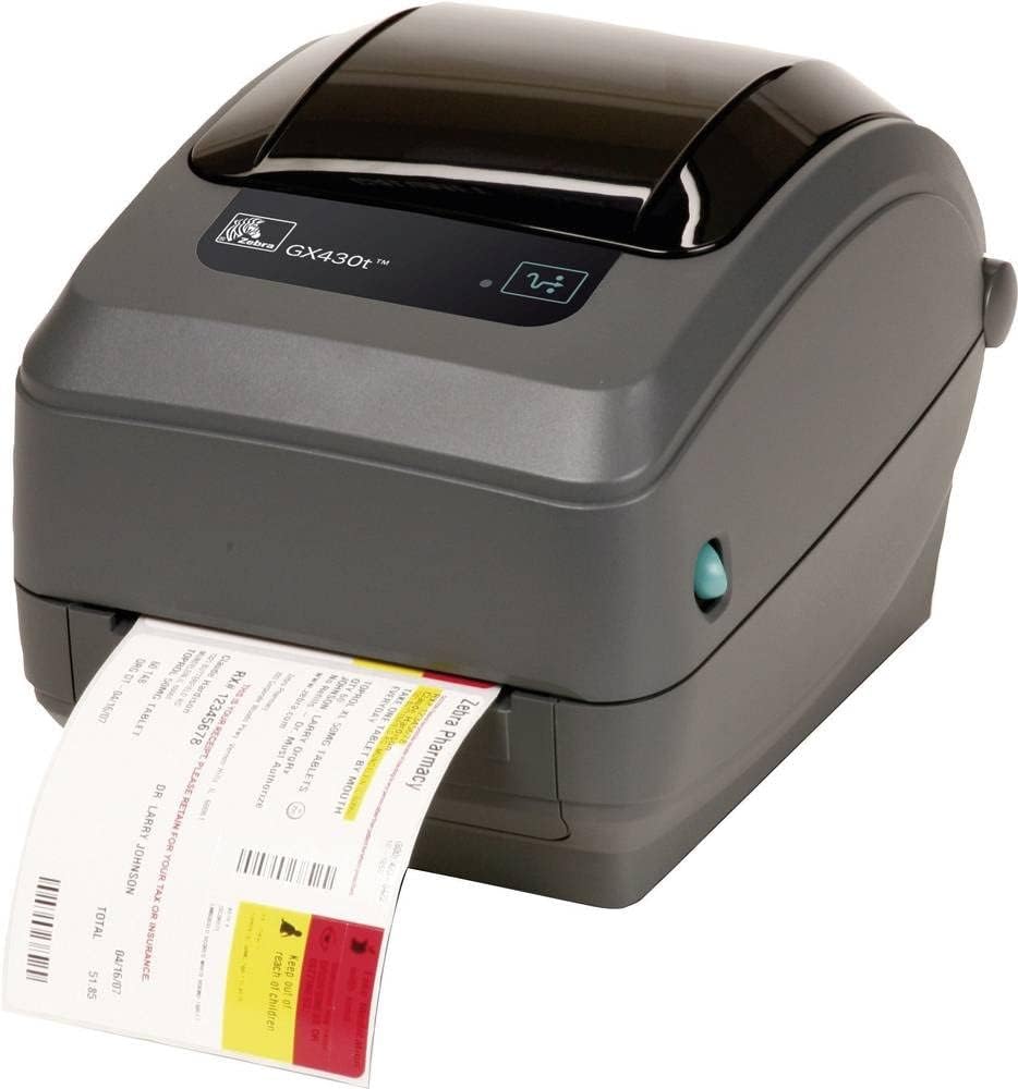 Zebra GX430T GX43-102420-000 Etiketten-Drucker Thermotransfer 300 x 300 dpi Etikettenbreite (max.): 110 mm USB LAN