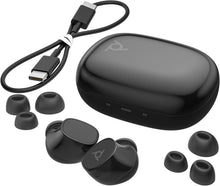 Poly Voyager Free 20 - True Wireless-Kopfhörer mit Mikrofon - im Ohr - Bluetooth - aktive Rauschunterdrückung - Schwarz