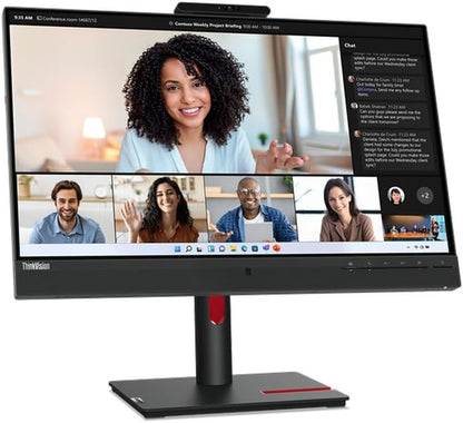 Lenovo ThinkVision T24mv-30 Monitor 60,5 cm (23,8 Zoll) Lautsprecher & Webcam
