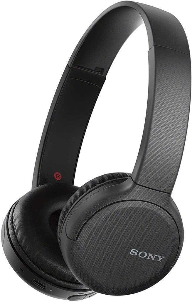 Sony WH-CH510 Kabellose Bluetooth On-Ear Kopfhörer – 35 Std. Akku, Headset-Funktion & USB-C - Schwarz