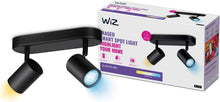 WIZ LED 2er Wand- und Deckenspot Deckenleuchte Wandleuchte Schwarz 2x 5W