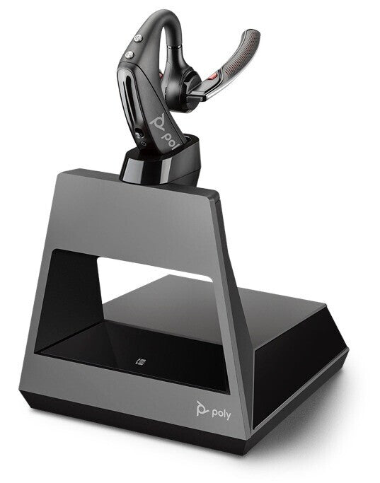 Poly Voyager 5200 CD Office (Poly) USB-C Wireless Bluetooth-Headset, Active Noise-Cancelling, WindSmart-Technology, SoundGuard, Mobil/Telefon/PC/Mac, Teams (zertifiziert), funktioniert mit Zoom & mehr