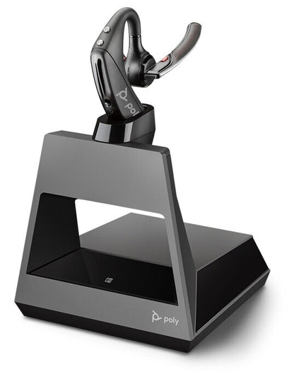 Poly Voyager 5200 CD Office (Poly) USB-C Wireless Bluetooth-Headset, Active Noise-Cancelling, WindSmart-Technology, SoundGuard, Mobil/Telefon/PC/Mac, Teams (zertifiziert), funktioniert mit Zoom & mehr
