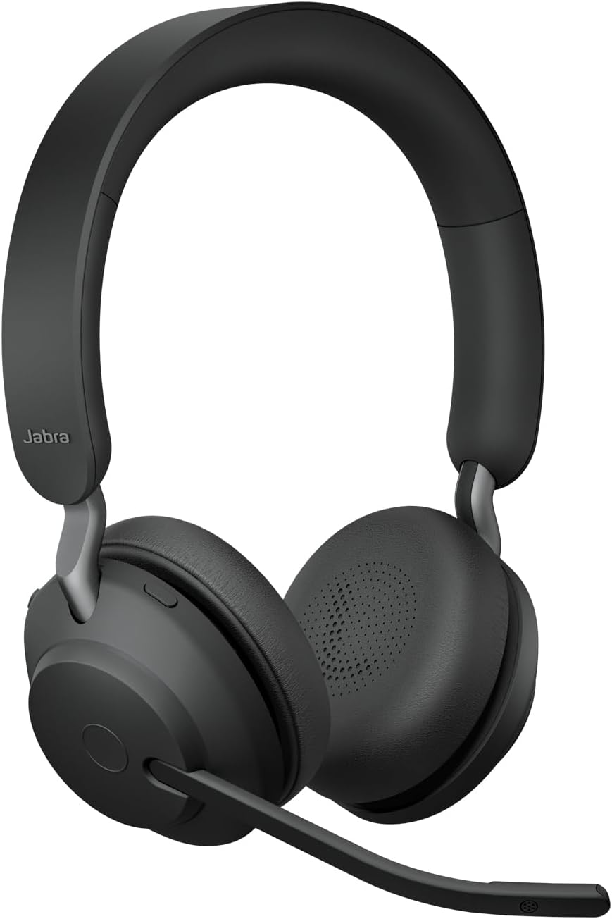 Jabra Evolve2 65 UC Stereo USB-A Headset Link380a Schwarz 26599-989-999