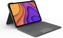Logitech Folio Touch iPad Hülle Tastatur für iPad Air 4. Gen 5. Gen 2020, 2022, Italienisches QWERTY-Layout - Grau