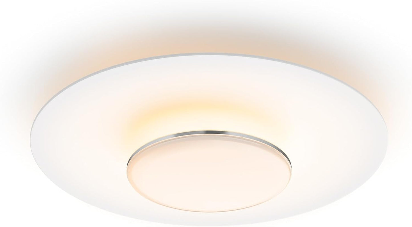 PHILIPS LED Deckenleuchte Garnet Weiß 40W 4200lm 2700K Scene Switch weiß