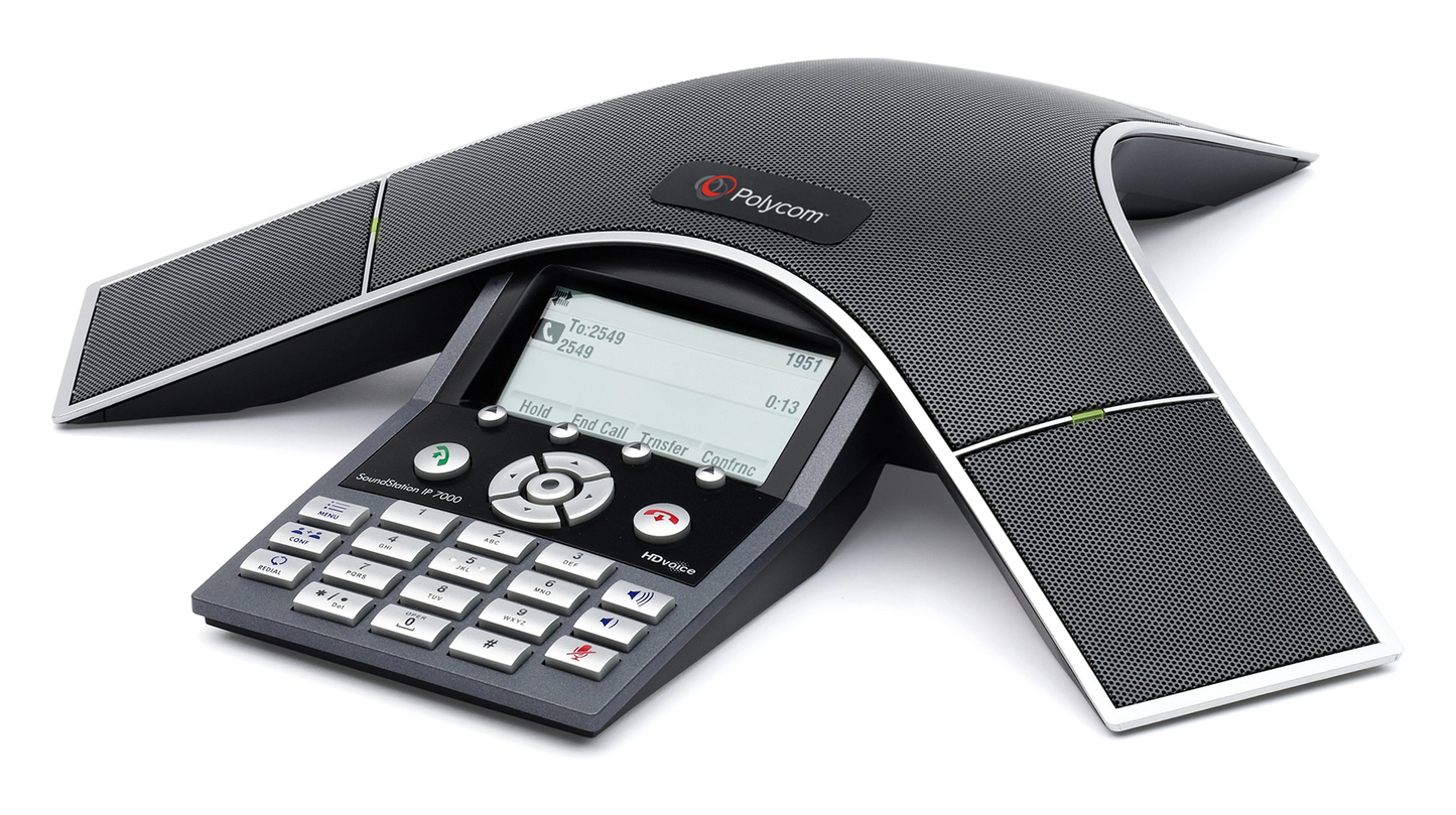 Polycom SoundStation IP 7000 VoIP-Konferenztelefon SIP LCD-Anzeige 2200-40000-001