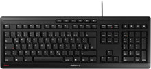 CHERRY Stream Keyboard, USB Tastatur, Kabelgebunden, „der Blaue Engel“, GS-Zulassung, QWERTZ Business-Tastatur, Schwarz
