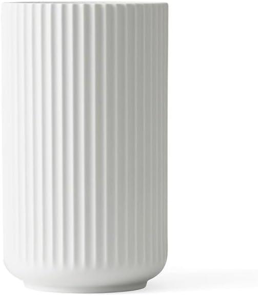Lyngby Porcelæn Vase H8.5 cm Lyngby Designklassiker Zeitloses Design, Weiss