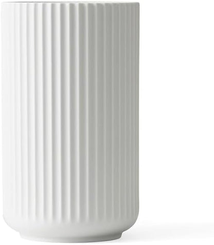 Lyngby Porcelæn Vase H8.5 cm Lyngby Designklassiker Zeitloses Design, Weiss