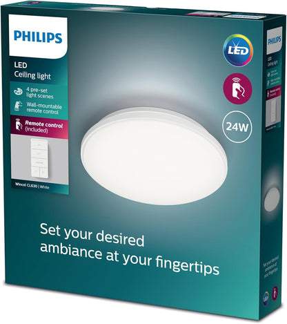 Philips LED Deckenleuchte Wincel Weiß 24W 2500lm weiß