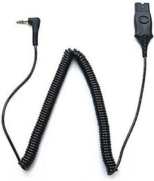 Plantronics Spiral-Anschlusskabel Analog 4-Pin QD auf 3.5mm Klinke 38324-01
