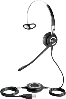 Jabra Biz 2400 Mono MS USB-A  On-Ear Wideband 3 in 1 Headset 2496-823-104