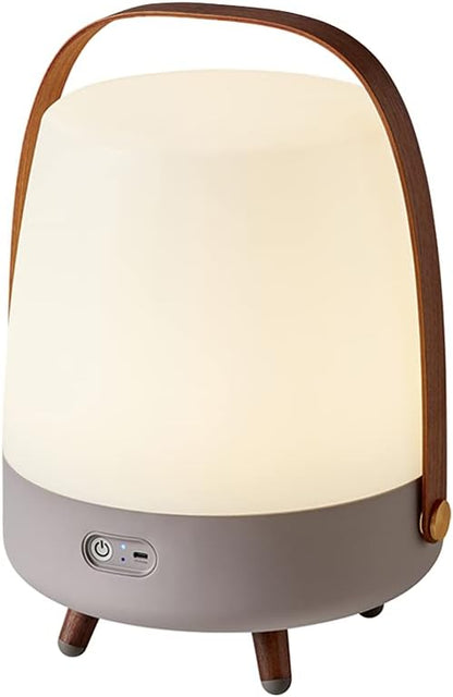 Kooduu Lite-Up Play - Design LED-Licht und Bluetooth-Lautsprecher Innovatives Stimmungslicht mit Zusatznutzen - Beleuchtung, Bluetooth-Speaker & Dekoration durch Dänisches Design - 29x40cm - Earth